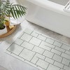 3 Piece Bathroom Rugs Set - Non-Slip Ultra Thin Bath Rugs for Bathroom Floor Mat Set - 3 of 4