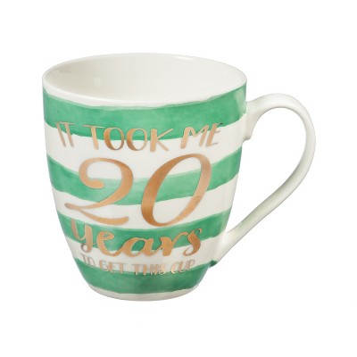 Evergreen Ceramic Cup O' Java 17oz It Took Me 20 Years