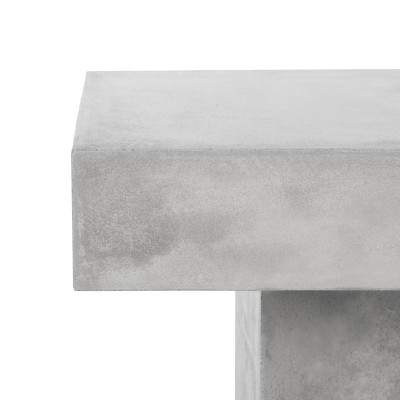 Tallen Small Dark Gray Concrete Coffee Table