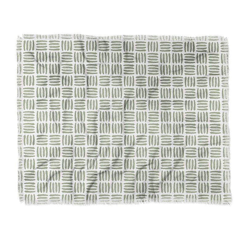 Iveta Abolina Pine Needle Checker II Woven Throw Blanket - Deny Designs, 1 of 3