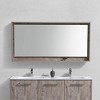 Kube Bath Bosco 60Inch Framed Mirror With Shelve - Nature Wood Finish - 2 of 2