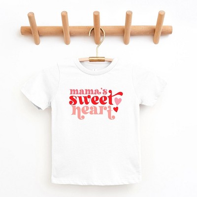 The Juniper Shop Pink Sweet Heart Toddler Short Sleeve Tee
