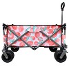 Vynxaria Foldable Multifunctional Utility Garden Cart - Ideal for Camping, Picnics, Beach Trips, Gardening, and Shopping - 2 of 4