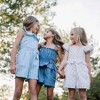Hope & Henry Girls' Linen Ruffle Collar Pull-On Romper, Kids - 4 of 4
