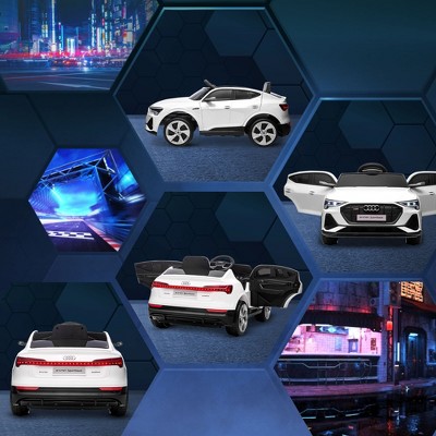 White 12V Audi E-tron Sportback Ride-On Truck
