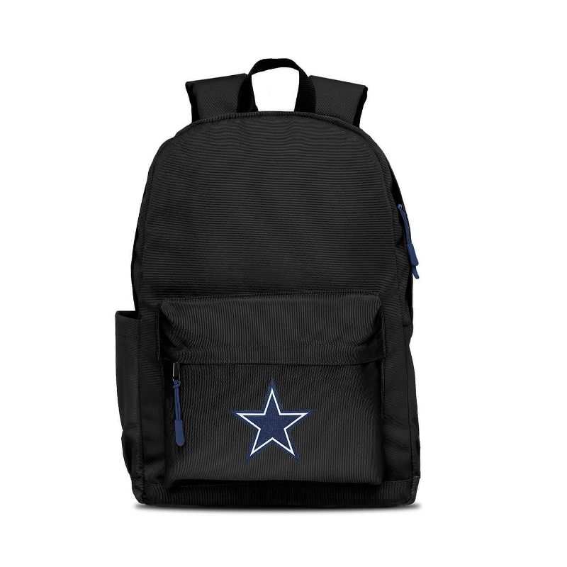 NFL Dallas Cowboys Campus Laptop Backpack - Black, 1 of 2