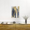 Converge Blue and Gold III by Jackie Hanson Unframed Wall Canvas - iCanvas - 2 of 3