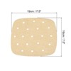 Unique Bargains Non-Stick Square Parchment Grilling Air Fryer Steaming Baking Mats 200 Pcs - 2 of 4