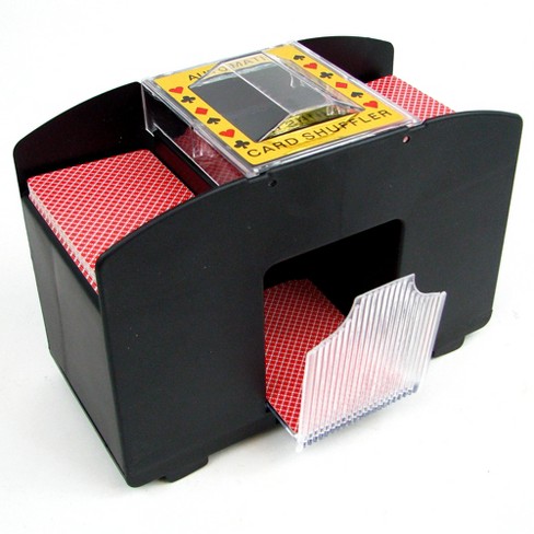 Toy Time 4 Deck Automatic Card Shuffler, 9" x 5" x 5" - Black - image 1 of 1
