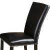18" Set of 2 Finley Side Chairs Black - Steve Silver Co.: Upholstered, Nailhead Trim, Hardwood Frame - 3 of 4
