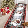 GustoWave Christmas Santa Claus Area Rugs and Floor Mats for Living Room Bedroom Office Holiday Decor - 2 of 4