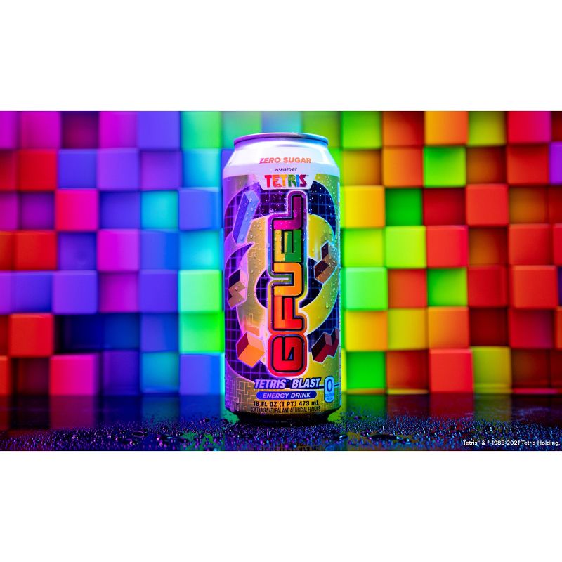 G Fuel Tetris Energy Drink - 16 fl oz Can, 5 of 7