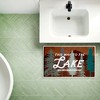 Stupell Industries This Way To Lake Retro Printed Plush Bath Mat And Bath Rug, Design By Lula Bijoux & Co., 18"X30" - 4 of 4