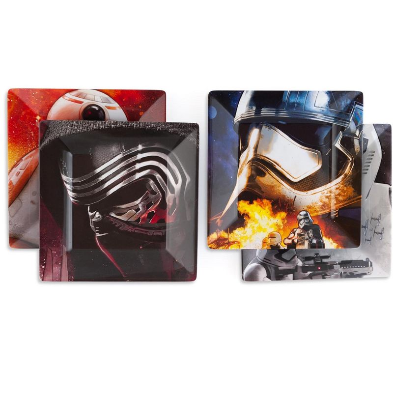 Seven20 Star Wars Melamine Plate Set - 4 Pieces - Stormtrooper, Kylo Ren, and BB8, 3 of 8
