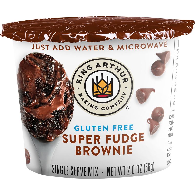 King Arthur Gluten Free Super Fudge Brownie Single Serve Mix - 2oz, 1 of 7