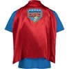 Funstuff Fathers Day Super Hero Dad Adult Graphic T-Shirt & Cape  - 3 of 4