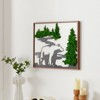 DSVIMOY Bear Metal Art Moss Wall Decor for Hallway Office Wall Decor, Green, 28"*24"*1.58" - 4 of 4