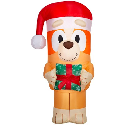 Gemmy Christmas Inflatable Bingo With Present (bluey), 3.5 Ft Tall ...