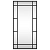 vidaXL Wall Mirror Black 11.8 in.x23.6 in. Rectangle Iron - 3 of 4