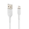 Belkin® BOOST UP CHARGE™ 3.3-Ft. Braided Lightning® to USB-A Cable, White, Size: 3.3 Ft. - 2 of 4