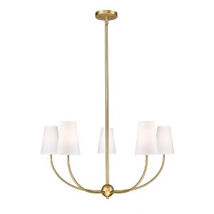 Z-Lite Shannon 5 - Light Chandelier in  Rubbed Brass - 1 of 4