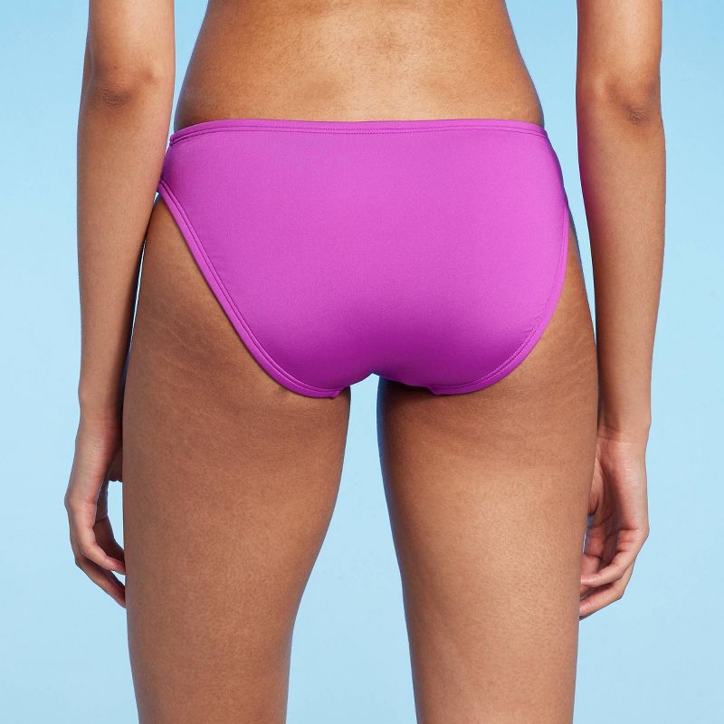 Women's Medium Coverage Hipster Bikini Bottom - Shade & Shore™ Purple, 3 of 7