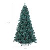 Best Choice Products Pre-Decorated Holiday Christmas Pine Tree w/ Metal Base – Blue Spruce - 2 of 4