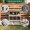 Chicken Nesting Box with Roll Out Egg Tray, Heavy Duty Galvanized Steel, Rustproof & Ventilated Laying Box for Chickens/Ducks, Wall Mount - 3 of 4