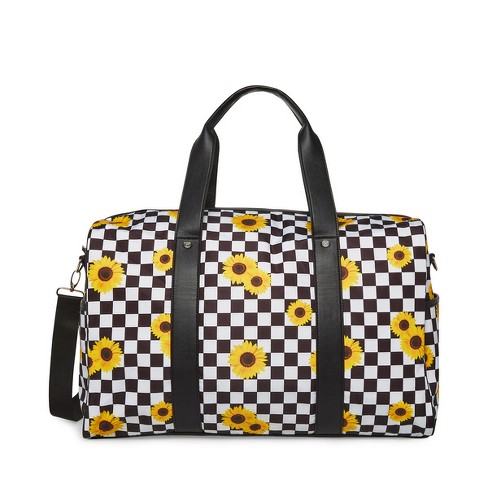 Madden Girl Duffle Weekender Handbag in Yellow