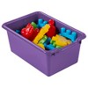 ECR4Kids Storage Bins with Scoop Front Handles - Cubby Compatible - 10-Pack - 3 of 4