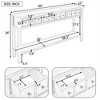 OUTSUPPLY Entryway Console Table with 4 Drawers & Shelf, Narrow Sofa Table for Hallway, Living Room, Easy Assembly - 2 of 4