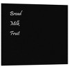 vidaXL Wall-mounted Magnetic Board Black 23.6"x19.7" Tempered Glass - 2 of 4