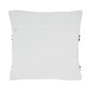 18"x18" Poly-Filled Moroccan Design Square Throw Pillow with Fringe Navy - Saro Lifestyle - 2 of 4