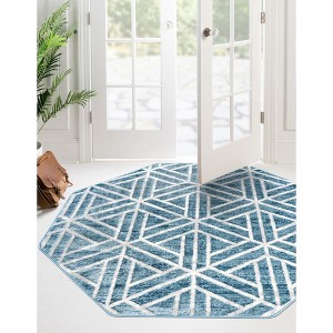 Unique Loom Matrix Trellis Collection Area Rug - Motif - 1 of 4