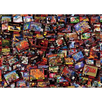 Toynk Super Never Ending Showdowns Retro Video Games 1000-Piece Jigsaw Puzzle