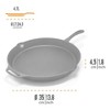 Petromax Cast Iron Fire Skillet for Kitchen or Camping, Pre-Seasoned Cookware for Campfire or Home Oven and Stove, Conducts Heat Evenly, Long Handle - 4 of 4