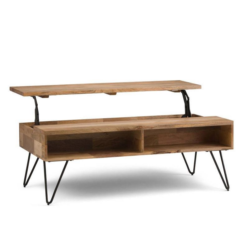 Moreno Solid Mango Wood Lift Top Coffee Table - WyndenHall, 1 of 15