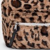 Kids' Mini Faux Fur Leopard Print Backpack - art class™ - image 4 of 4