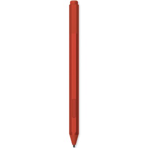 Microsoft Surface Pen Poppy Red - Tilt the tip to shade your drawings - Writes like pen on paper - Sketch, shade, and paint with artistic precision - 1 of 3