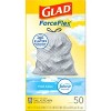 Glad ForceFlex Tall Kitchen Drawstring Trash Bags - Febreze Fresh Clean - 13 Gallon - 2 of 4