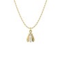 Bow to the Bee Birthstone Bee Necklace – 7mm Charm – 14k Gold or Sterling Silver – Personalized Gift – 1pc - 4 of 4