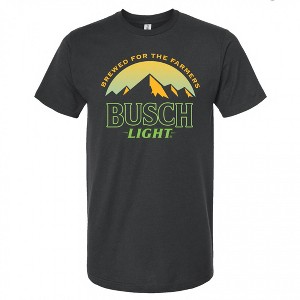 Mens Busch Light Golden Brewed For The Farmers T-Shirt - 1 of 2