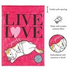Magnolia Garden Live Love Purr Cat with Yarn 29 x 42 Inch Polyester Garden Flag - 2 of 2