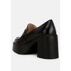 Elspeth Heeled Platform Leather Loafers Women - 3 of 4