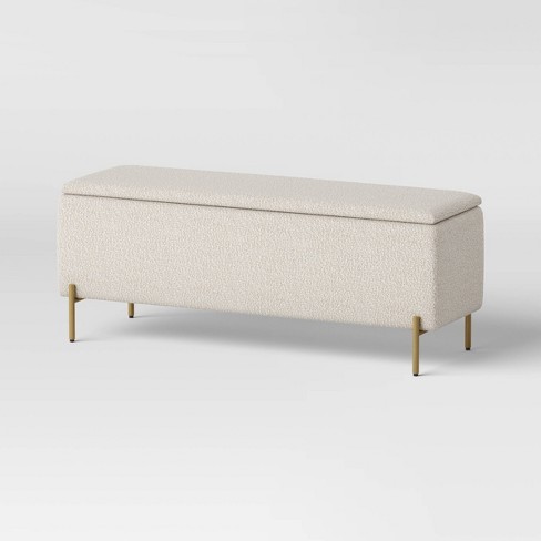 Cream storage deals bench