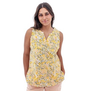 Aventura Clothing Women's Devonne Split Neck Tank Top - 1 of 4