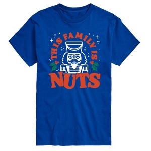 Men's - Instant Message - This Family Is Nuts Short Sleeve Graphic T-Shirt - 1 of 4