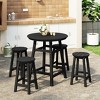 WestinTrends Malibu All Weather Hdpe Outdoor Patio Counter Height Dining Set (5-Piece) - 2 of 4