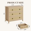 COZONY 47" Rattan Dresser, 6-Drawer Wood Chest, Large Storage Cabinet & TV Stand - 2 of 4