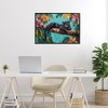Stupell Industries Lazy Day Black Leopard Framed Giclee Art - 3 of 4